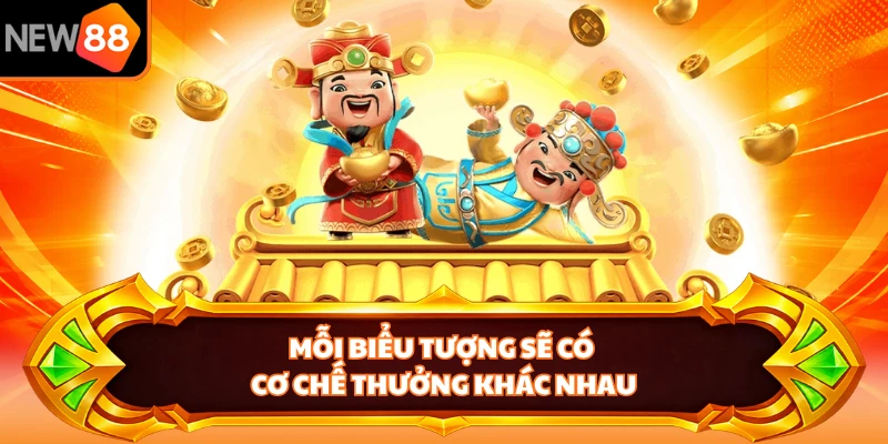 Mỗi biểu tượng sẽ có cơ chế thưởng khác nhau