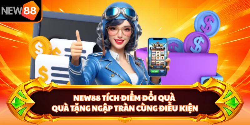 NEW88 tích điểm đổi quà quà tặng ngập tràn cùng điều kiện