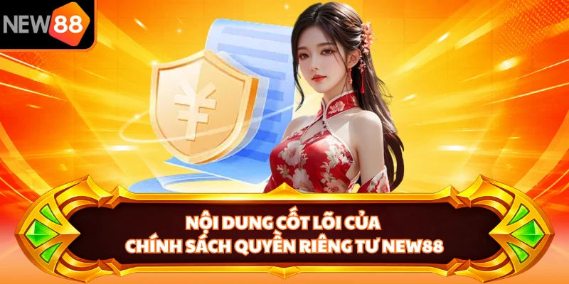 Nội dung cốt lõi của chính sách quyền riêng tư NEW88 