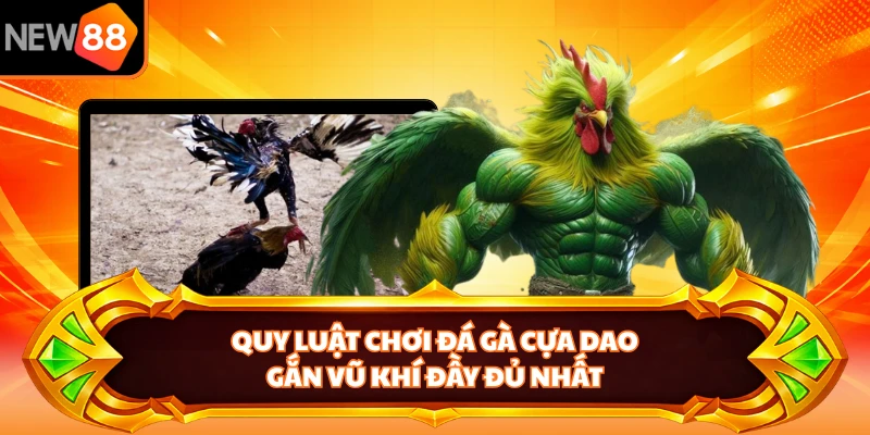 Quy luật chơi đá gà cựa dao gắn vũ khí đầy đủ nhất